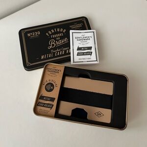 Gentlemen's Hardware Metal Card Holder